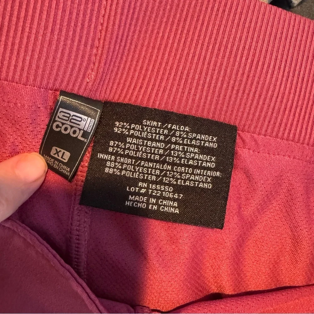 32 Degrees Cool Magenta Athletic Skort Size XL - Picture 5 of 6